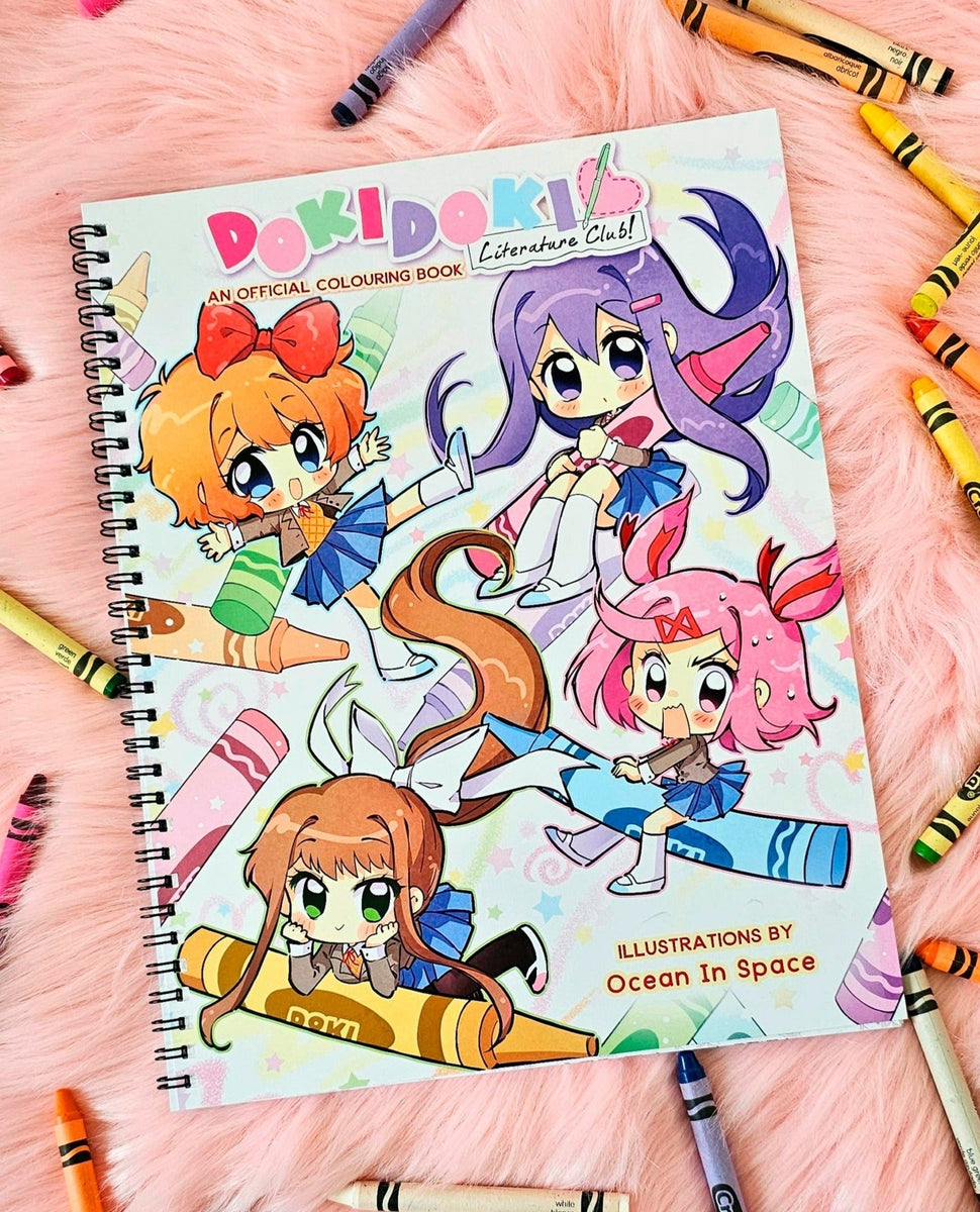 Doki Doki Literature Club! Colouring Book – Ocean In Space