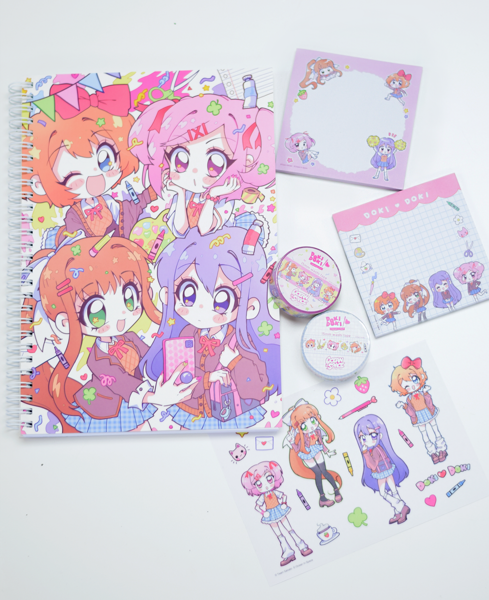 Doki Doki Literature Club! Stationery Set – Ocean In Space