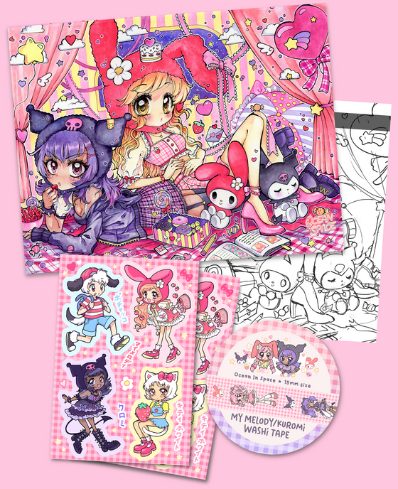 My Melody and Kuromi Set