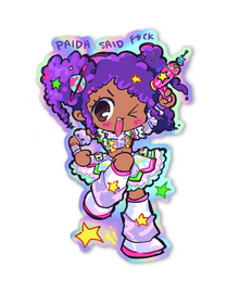  Paida F*ck Glitter Sticker