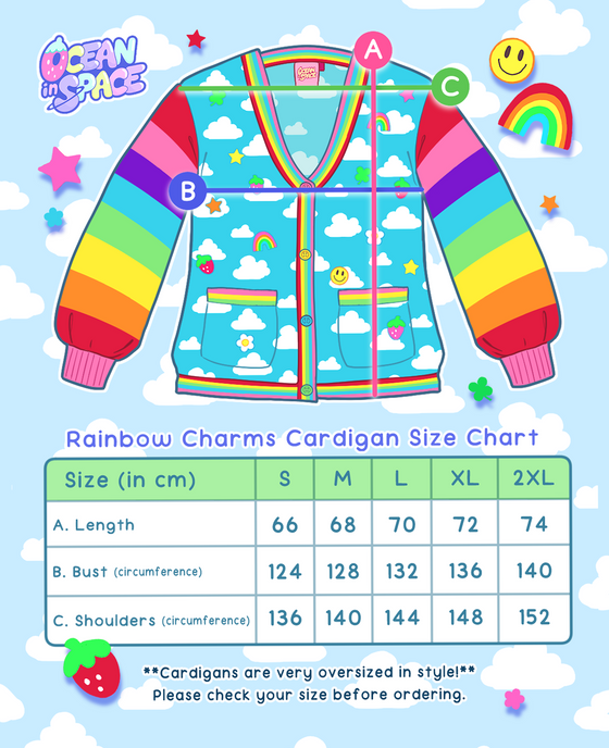 Rainbow Charms Cardigan