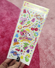  Gummi Pop Clear Sticker Sheet