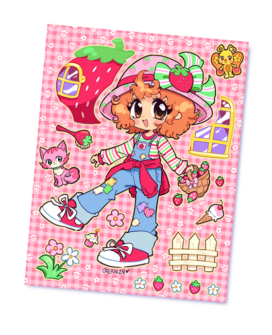 Strawberry Shortcake Print