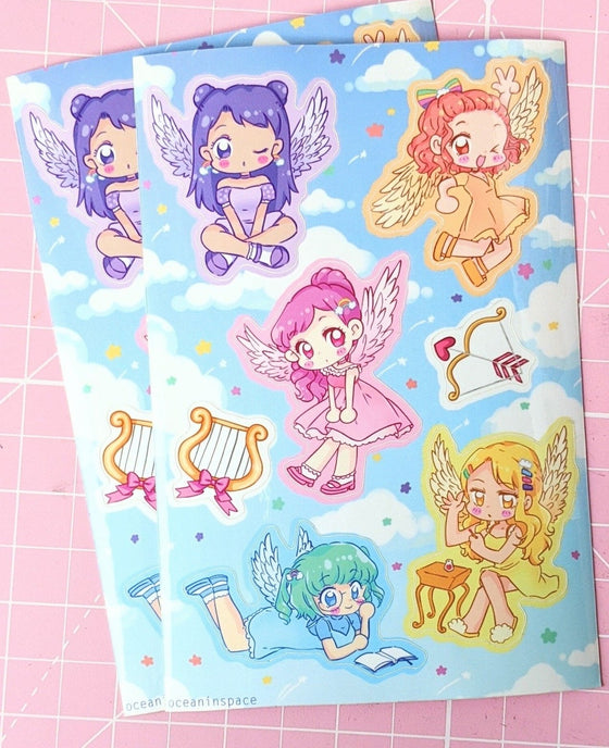 Rainbow Angels 2 Sticker Sheets